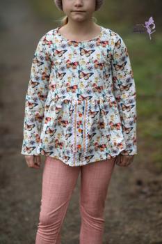 Spring Boho Girls Allover 4 Reststück 1 Meter